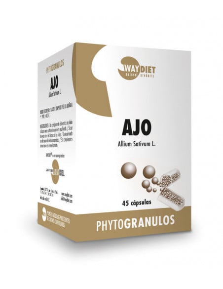 Ajo phytogranulos 45 cápsulas. Way Diet. Provinat