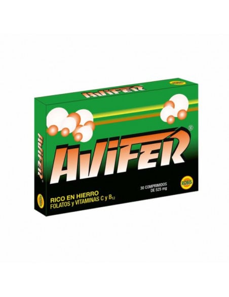 Avifer 30 comprimidos. Robis