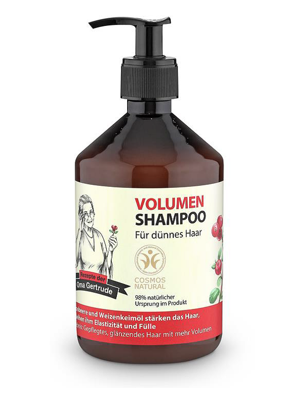 Champú voluminizador 500 ml. Oma Gertrude