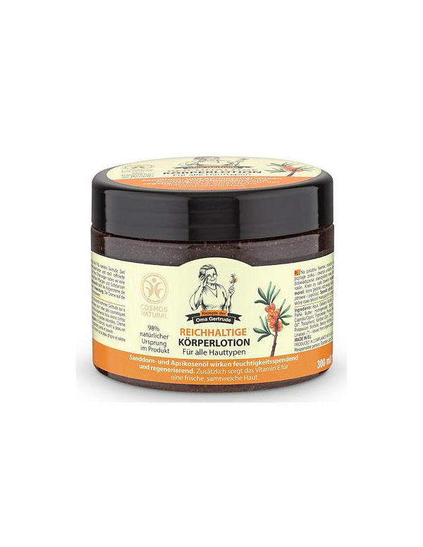 Crema Corporal Reparadora-nutritiva 300 ml. Oma Gertrude