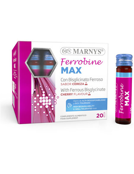 Ferrobine Max 20 viales. Marnys