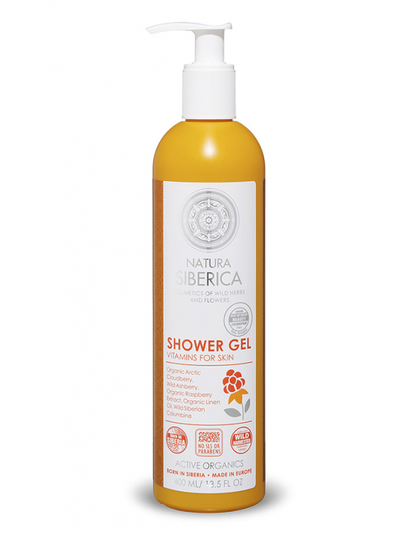 Gel de ducha vitaminas 400 ml. Natura sibérica