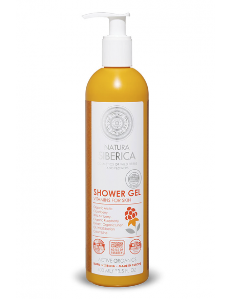 Gel de ducha vitaminas 400 ml. Natura sibérica