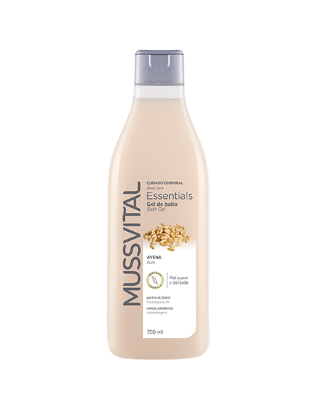 Gel de Baño Extracto de Avena 750 ml. Essentials. Mussvital