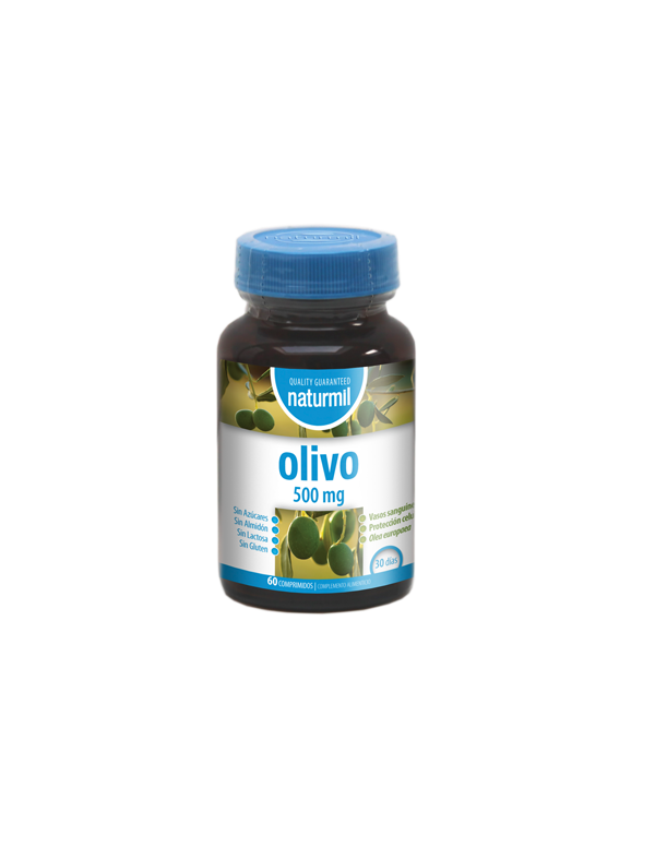 Olivo 500 mg 60 comprimidos. Naturmil. Dietmed