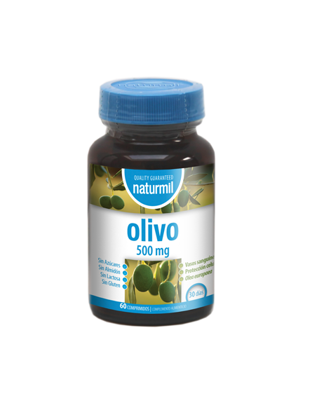 Olivo 500 mg 60 comprimidos. Naturmil. Dietmed